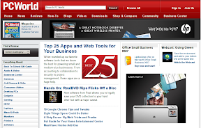 PC World Website Screenshot