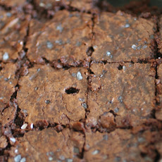 Mocha Brownies with Sea Salt