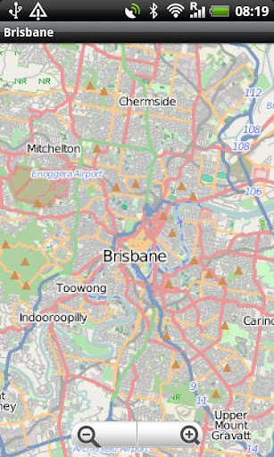 Brisbane Street Map