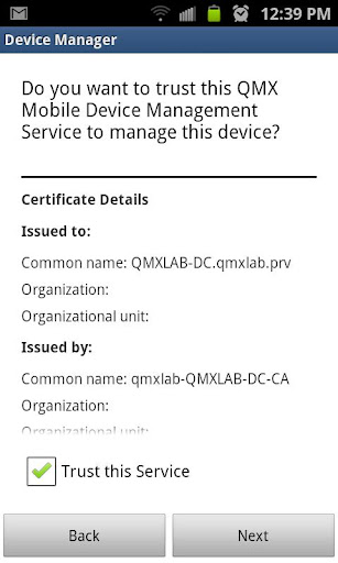 QMX Device Manager