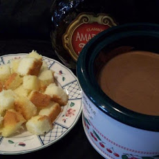 Slow Cooker Amaretto Chocolate Fondue
