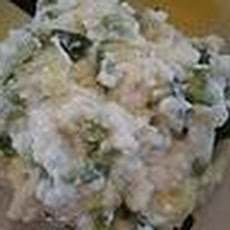 Cucumbers With Onion and Cheese