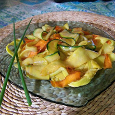 Sesame Vegetable Ribbons
