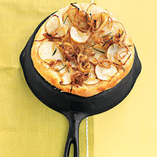 Potato and Onion Flat Bread