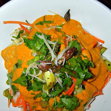Asparagus Laksa Salad