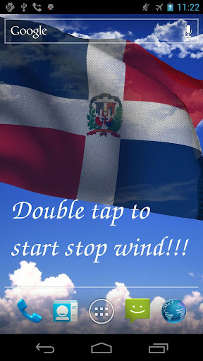 3D Dominican Flag LWP +