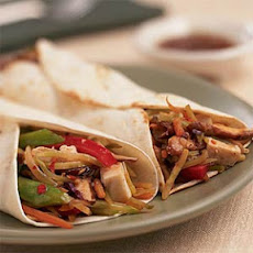 Stir-Fried Moo Shu Vegetable Wraps