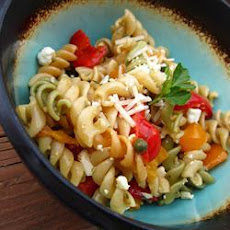 Sweet Pepper Pasta Toss