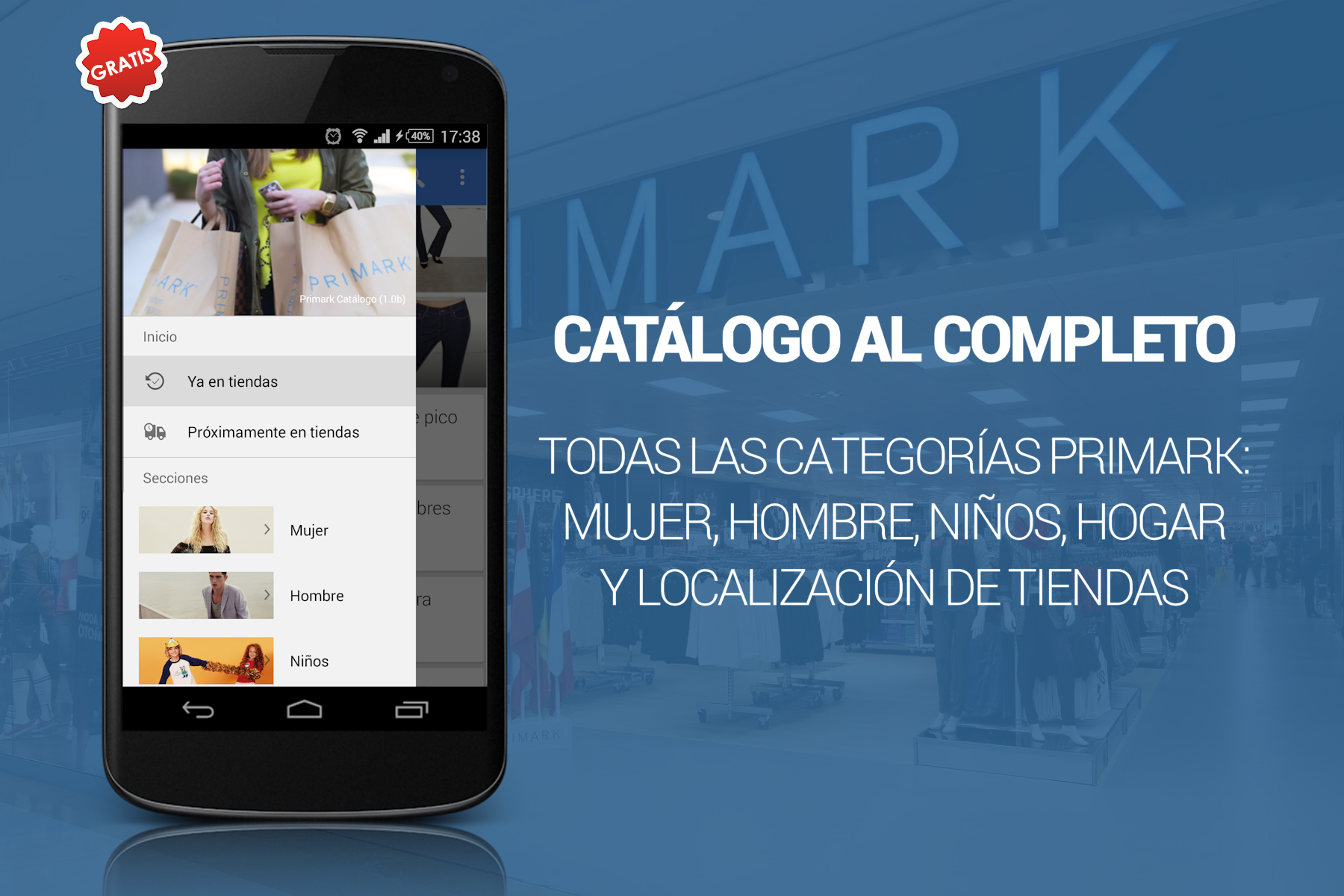 Android application Primark Catálogo screenshort