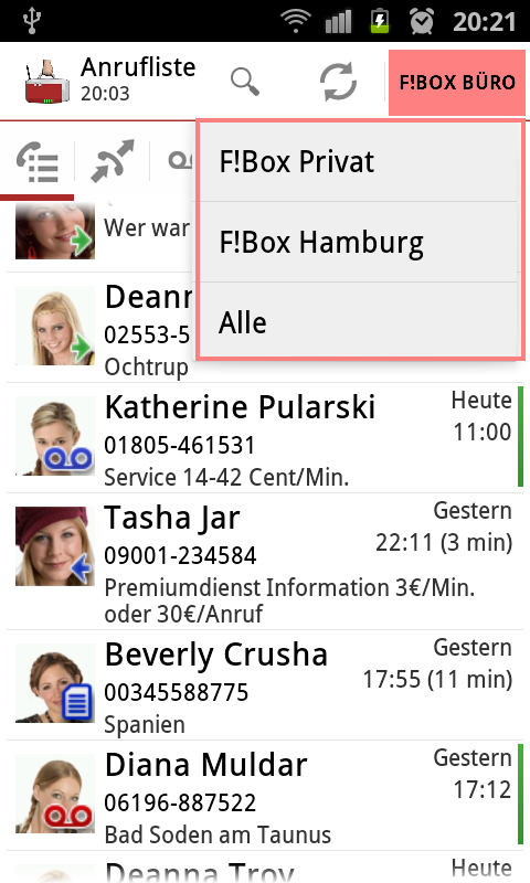 Android application BoxToGo Pro screenshort