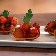 Bacon Cups with Sweet Potato Hash