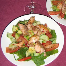 Atlantic Salmon Salad W Coriander & Chilli