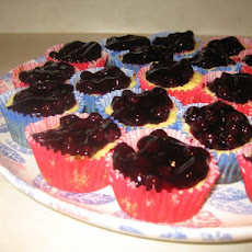 Individual Mini Cherry Cheesecakes