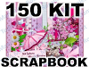 150 Kit De Scrapbooking Digital  Espectacular 