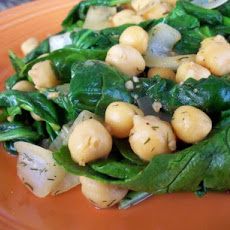 Greek Chickpeas & Spinach