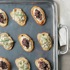 Tuna Nicoise Crostini with Iman