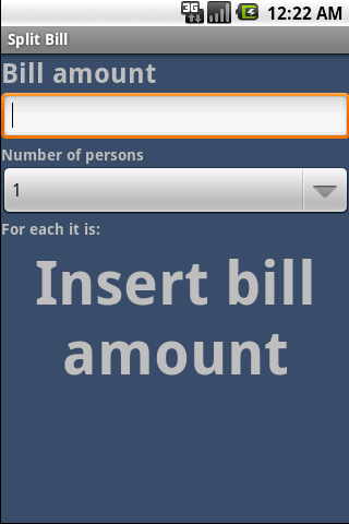 Split Bill