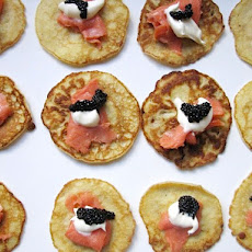 Salmon and Caviar Blini