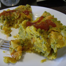 No Crust Cornmeal/Polenta Vegetable Pie