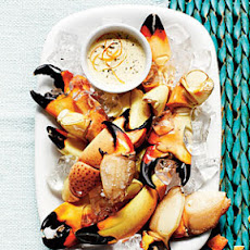 Stone Crab Claws with Zesty Orange-Horseradish Sauce