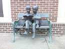 Reading Children Sculpture