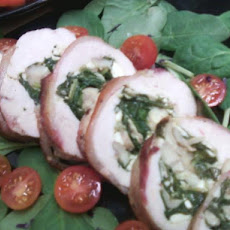 Bacon Wrapped Stuffed Chicken (Gluten Free)