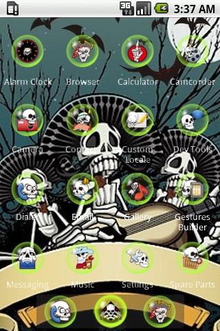 【免費個人化App】Skeleton Music [SQTheme] ADW-APP點子