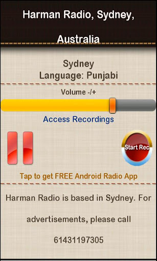 Harman Radio Sydney Australia