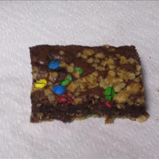 M & M Oatmeal Brownies