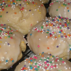 Italian Lemon Cookies With Sprinkles