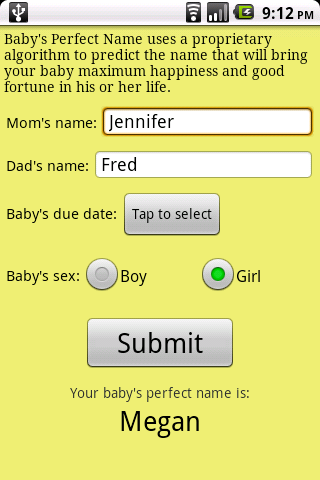 Baby's Perfect Name
