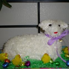 Easter Lamb Pound Cake