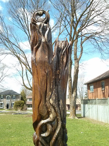 Burning Tree Sculpture
