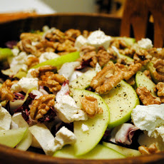 Apple Walnut Salad with Stilton Cheese