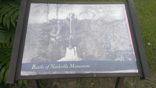 Battle of Nashville Monument Placard
