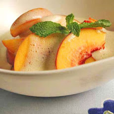 Fresh Peaches with Sabayon