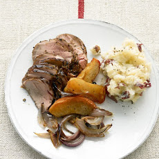 Pork Tenderloin with Roasted Apples and Onions