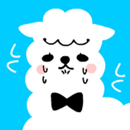 Sob Alpacas cute animal LOGO-APP點子