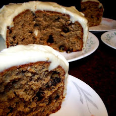 Cake With Green Tomatoes and Cream Cheese Frosting