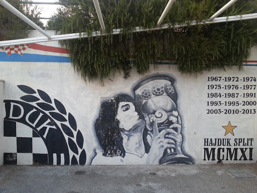 Hajduk Champion Mural