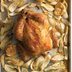 Roast Chicken with Lemons and Fennel