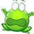 sapo assustado
