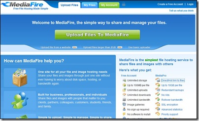 cercare in mediafire