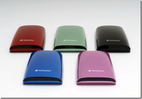Discos duros externos y coloridos
