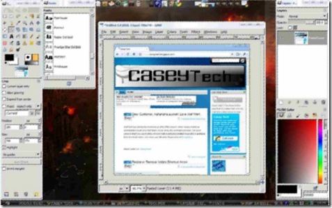 Casey Tech in Gimp 2.6