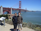 Me and Tanya infront of the Golden Gate Bridge