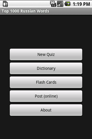 1000 Russian Word Quiz Dict