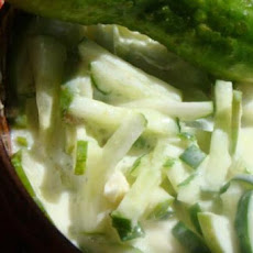 Cucumber Salad With Yogurt (Middle East, Palestine)