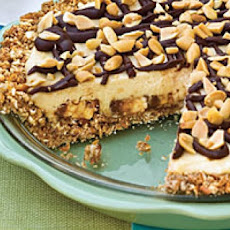 Snickers Bar Pie - Use up That Leftover Halloween Candy!