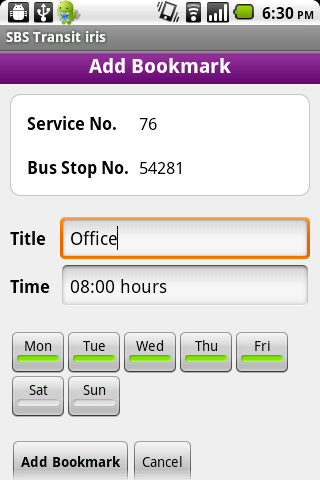 sbs-transit-iris for android screenshot